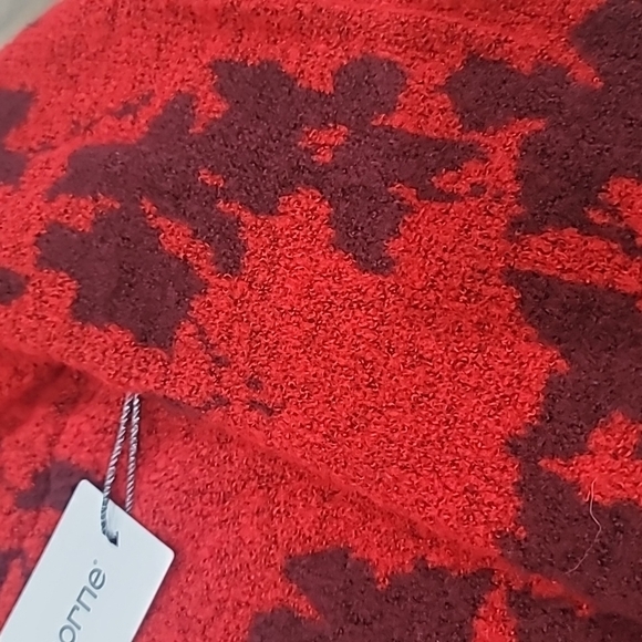 Liz Claiborne Womens Mock Neck Long Sleeve Floral Pullover Sweater Size 1X - Picture 9 of 13